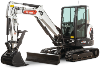 Bobcat E48 mini excavator rental
